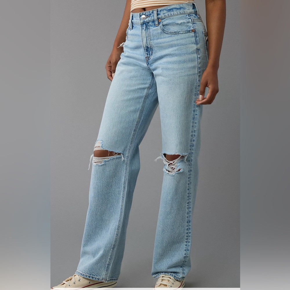 American Eagle High Waisted Stovepipe Jeans
